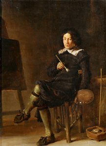 Self-Portrait with Easel, 1629