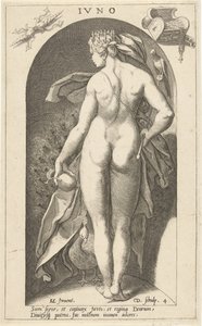 Juno with Peacock by Cornelis Jacobsz. Drebbel