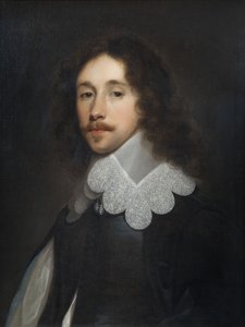 Portrait Of Lucius 2nd Viscount Falkland by Cornelis Janssens van Ceulen