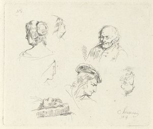 Study Sheet with Various Heads