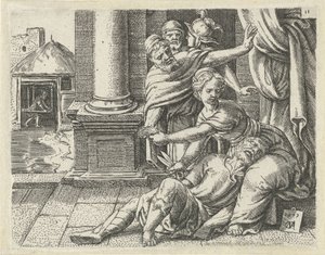 Samson and Delilah History of Samson (series title) by Cornelis Massijs