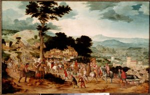 The Way of Calvary by Cornelis Massys