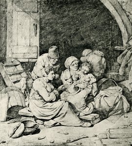 Dutch Farmers Family by Cornelis Pietersz Bega