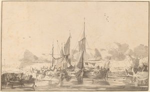 Canal at Utrecht by Cornelis Ploos van Amstel