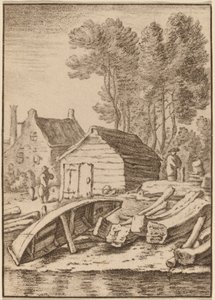 Shipyard, 1761, published 1765 by Cornelis Ploos van Amstel