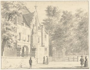 Rear Part of the Great Church in Edam by Cornelis Pronk