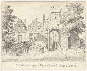 The Amsterdam Gate in Purmerend by Cornelis Pronk