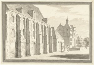 View of the Church and the House in Ootmarsum by Cornelis Pronk