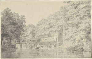 Gate of the Castle in Buren by Cornelis Pronk