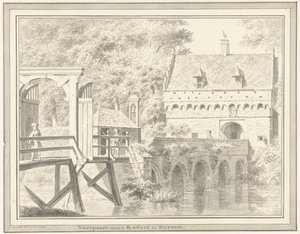 Front Gate of the Castle in Buren by Cornelis Pronk