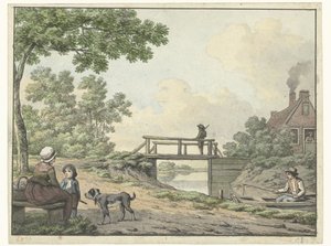 Lying Dog by Cornelis Saftleven