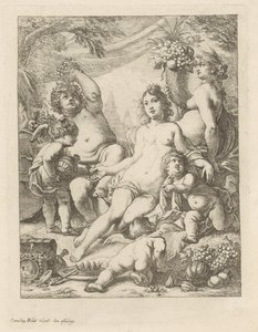 Bacchus, Venus, and Ceres by Cornelis Schut (I)