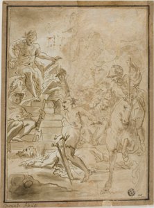 Beheading of Male Saint in Presence of Roman Ruler by Cornelis Schut I