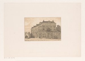 Eighteenth-Century Block of Houses by Cornelis Springer (possibly)