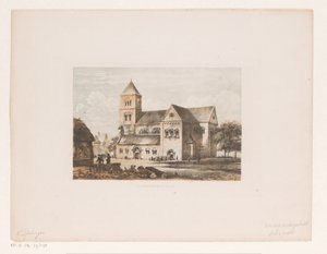 Twelfth-century Church by Cornelis Springer
