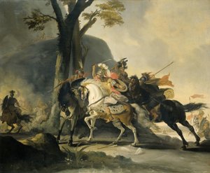 Alexander the Great at the Battle of the Granicus Against the Persians