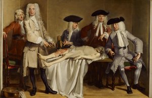 Anatomy Lesson of Dr. Willem Röell by Cornelis Troost