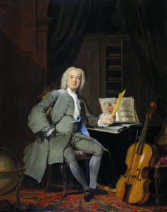 Portrait of a Member of the Van der Mersch Family, 1736 by Cornelis Troost