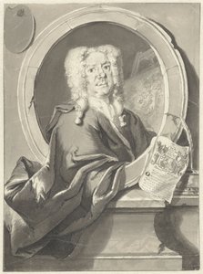 Portrait of Jacob Campo Weyerman in Medallion