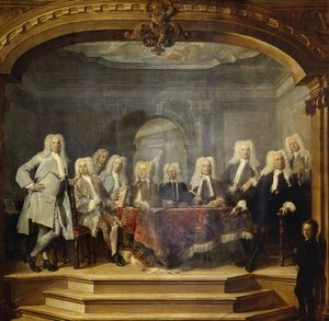 Regents of the Aalmoezeniersweeshuis Orphanage in Amsterdam, 1729