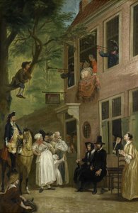 The Ambassador of the Rascals in Bokki Tavern, c.1739-1750 by Cornelis Troost