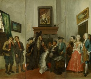 Triptych Depicting the Peasants