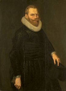 Portrait of Dirck Hasselaer by Cornelis Van der Voort