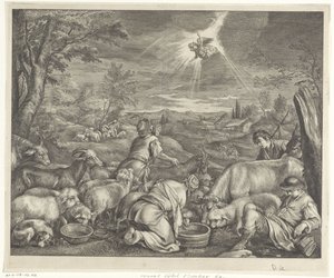 Abraham Departs for Shechem / Annunciation to the Shepherds