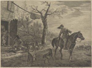 Hunters by Cornelis Visscher (II)