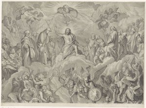 Last Judgment (Upper Plate) by Cornelis Visscher (II)