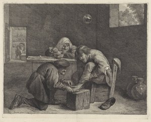 Man with a Doctor by Cornelis Visscher (II)