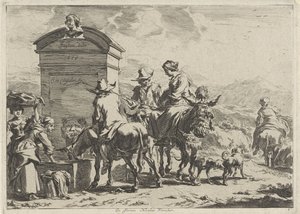 Resting place by Cornelis Visscher (II)