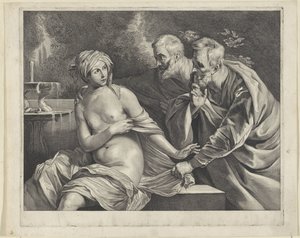 Susanna and the Elders by Cornelis Visscher (II)