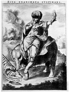 Allegorical View of Asia by Cornelis Visscher