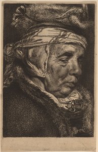 Head of an Old Woman (Visscher