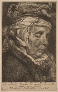Head of an Old Woman (Visscher