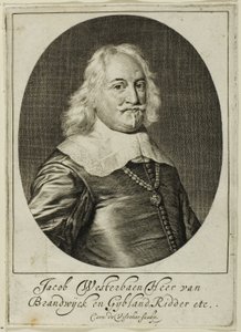 Jacob Westerbaen, Lord of Brandwijk by Cornelis Visscher