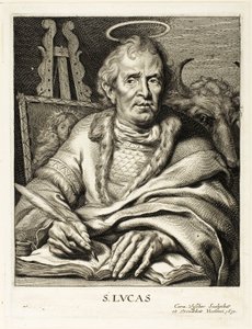 Saint Luke by Cornelis Visscher