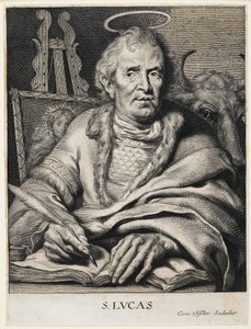 St. Luke by Cornelis Visscher