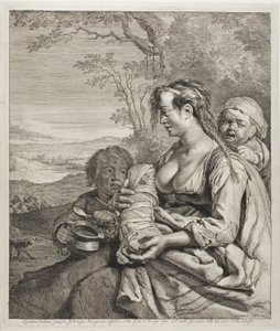 The Bohemian Woman by Cornelis Visscher