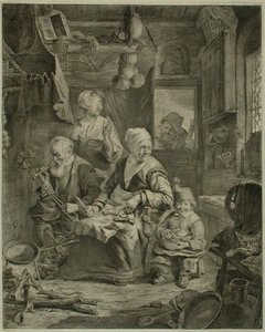 The Pancake Baker by Cornelis Visscher