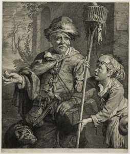 The Rat Catcher by Cornelis Visscher