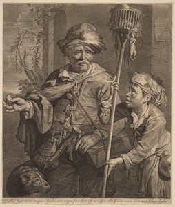 The Seller of Rat Poison by Cornelis Visscher