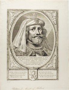 William I, from Principes Hollandiae, Zelandiae, et Frisiae by Cornelis Visscher
