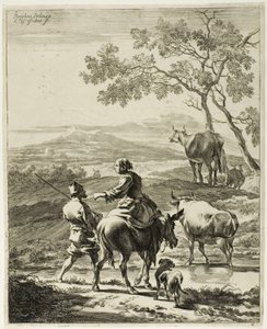 Woman on a Donkey