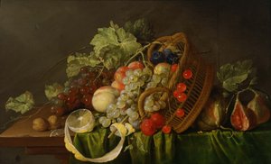 Still Life with Fruit Cage by Cornelis de Heem