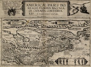 Northern part of America, Florida, Baccalaos, Canada, Corterealis
