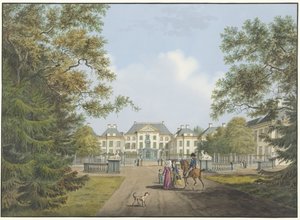 View of Het Loo Palace by Cornelis de Kruyff