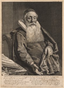 Gellius de Bouma, Minister of the Gospel at Zutphen by Cornelis de Visscher