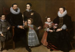 Portrait of a Family by Cornelis de Vos
